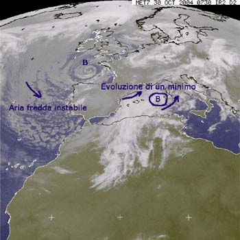 foto satellite ed evoluzione minimi